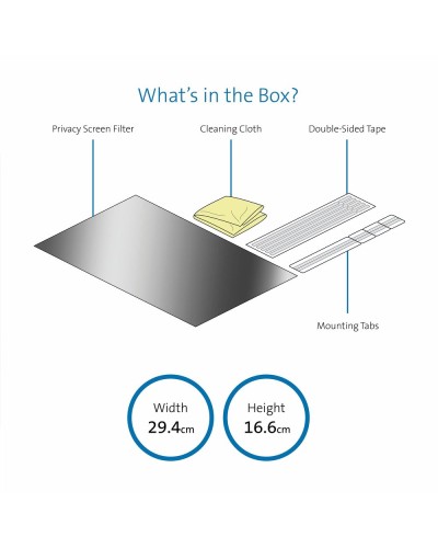 Kensington Filtro Privacy Monitor 24" (16:9) - Antiriflesso, Protezione Dati
