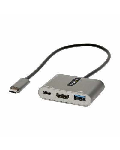 Adaptateur USB-C vers HDMI 4K StarTech, Alimentation, Argent
