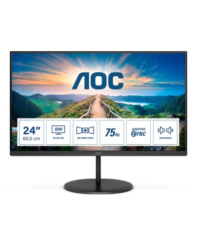Näyttö AOC Q24V4EA IPS LED 23,8" LCD Flicker free