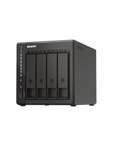 Almacenamiento en Red NAS Qnap TS-453E-8G Negro Intel Celeron Intel Celeron J6412