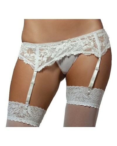 Seven Til Midnight Suspensoir Blanc - Lingerie Sexy Femme - Taille Unique
