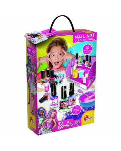 Barbie Nail Art Lisciani Spiele - Maniküre Set für Mädchen - Perfekte Nägel
