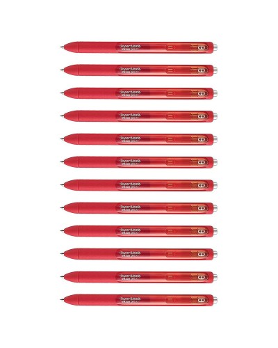 Stylo Gel Paper Mate InkJoy Gel Rouge, Lot de 12
