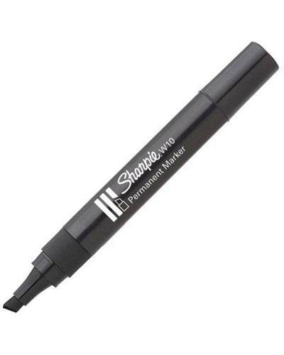 Permanente markeerstift Sharpie W10 Zwart 12 Stuks