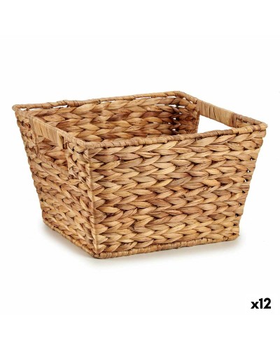 Mand Bruin Metaal 24 x 18 x 33,5 cm (12 Stuks)