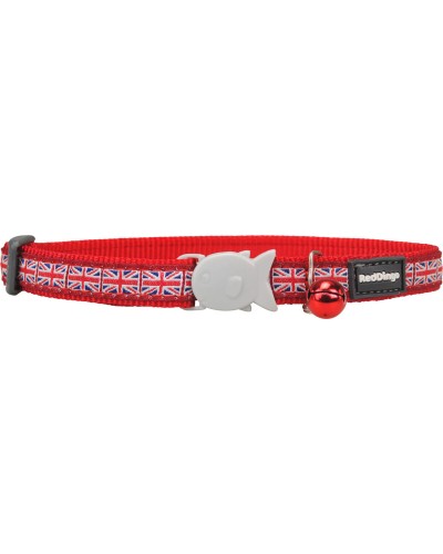 Hundhalsband Red Dingo STYLE UNION JACK FLAG 31-47 cm