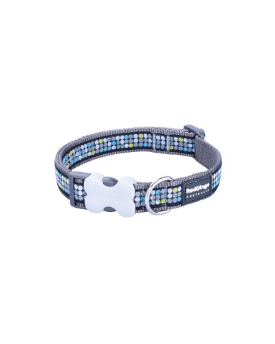 Red Dingo Modern Hundehalsband in Cool Grey, verstellbar 41-63 cm
