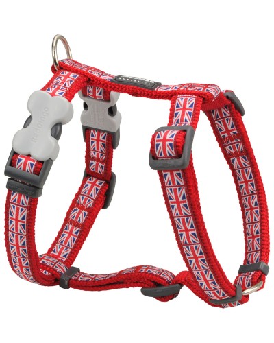 Hundsele Red Dingo STYLE UNION JACK FLAG 45-66 cm Röd 36-59 cm