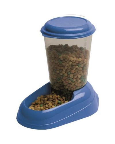 Ferplast Dog Bowl 3 Liters in Blue Rustproof Plastic
