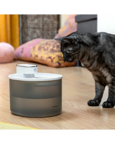 Fontaine Automatique pour Chat Refopet InnovaGoods avec Détecteur de Mouvement et Lumière Bleue
