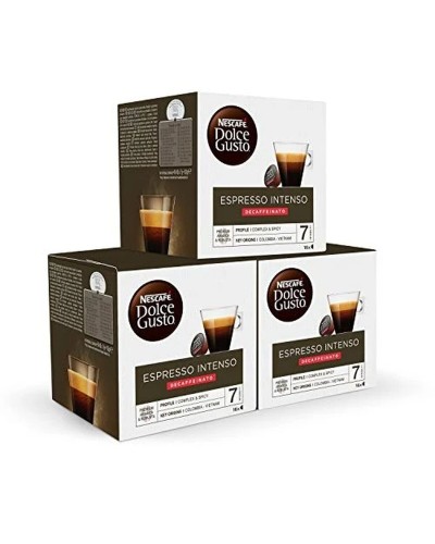 Capsules de Café Nespresso INTENSO Décaféiné, 10 Capsules Compatibles
