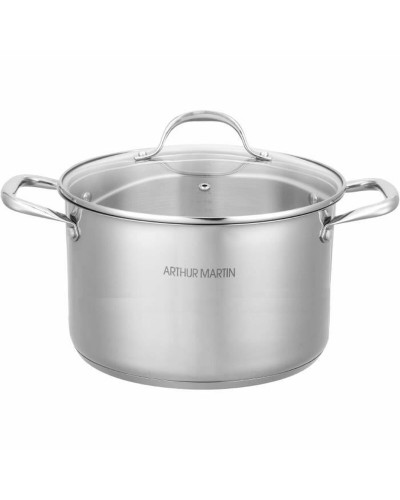 Pentola Arthur Martin AM0073 con Coperchio, Diametro 32 cm, Ideale per Grandi Cottura