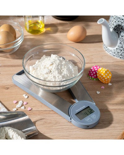InnovaGoods Balance de Cuisine Digitale Pliable - Gain de Place
