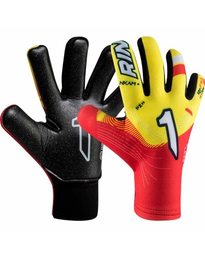 Rinat Nkam As Turf Onana: Guantes de Portero Adulto Amarillo/Rojo
