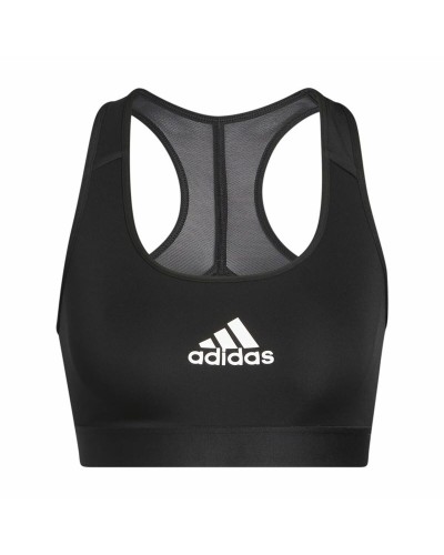 Adidas Powerreact Reggiseno Sportivo Nero Supporto Medio - Ideale Fitness
