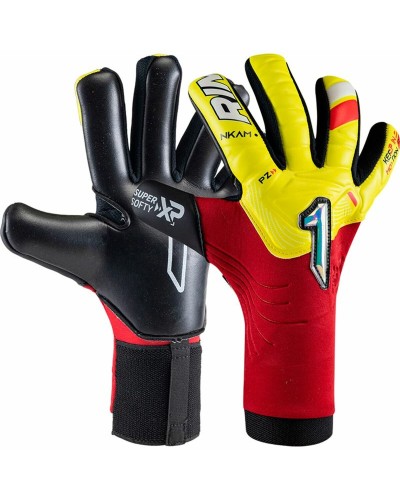 Guantes Portero Rinat Nkam Semi Onana Rojo Adulto - Excelente Agarre
