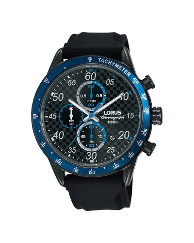 Lorus SPORTS Herrenuhr Schwarz 45mm - Sport Chronograph
