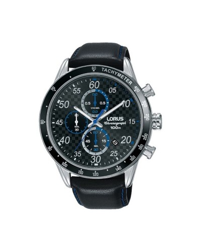 Lorus SPORTS Montre Homme Noir Ø45mm - Chronographe Sportif Résistant
