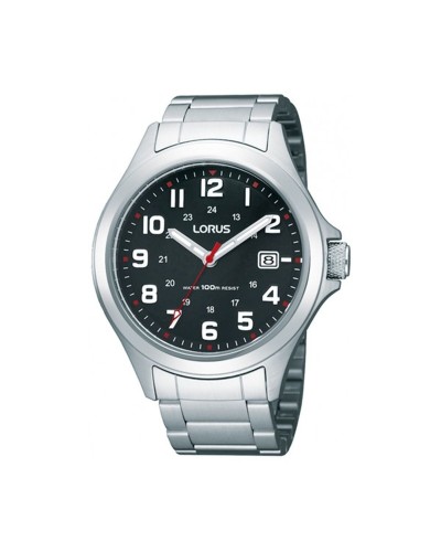 Lorus Herrenuhr RXH01IX5 - Chronograph Edelstahl Silber und Blau
