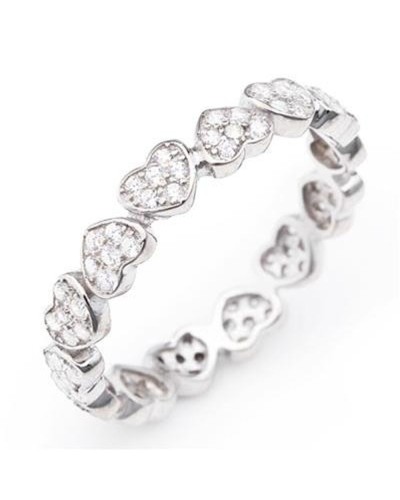 Amen Anillo Mujer RHHZ-14 Plata 925 Circonitas Talla 14
