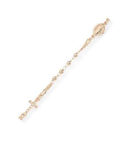 Damen Armband Amen Rosenkranz Roségold Bronze Zirkonia BRORZ4 Elegant
