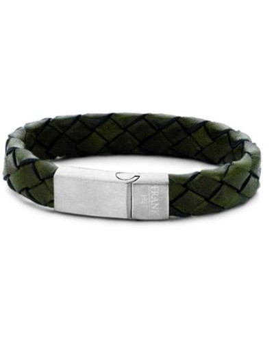Frank 1967 Bracelet Homme Acier Noir Tressé - Design Moderne
