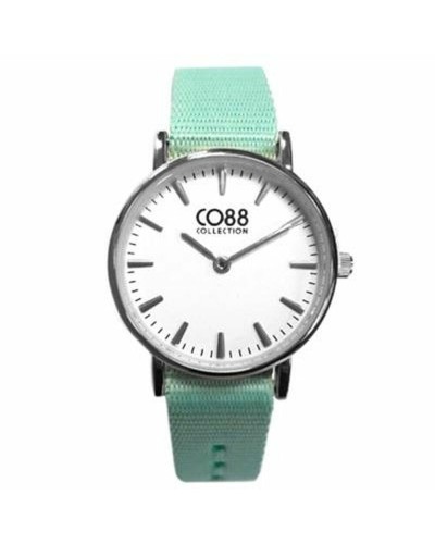 CO88 Collection Orologio Donna - Elegante Acciaio, Bianco, Casual - 36mm
