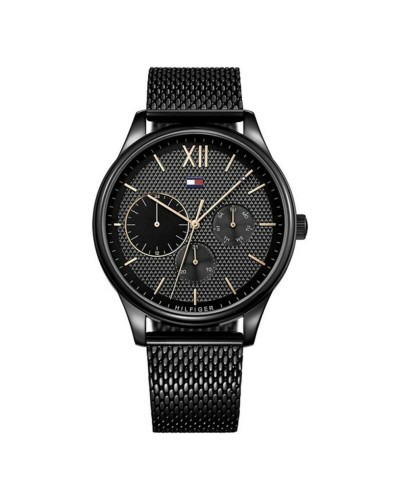 Tommy Hilfiger Reloj Hombre Negro Acero - Diseño Elegante & Resistente
