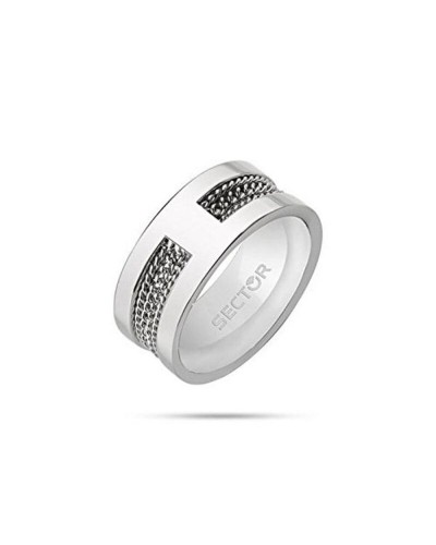 Sector Bague Homme SZT05021 Acier Inoxydable Noir - Design Moderne
