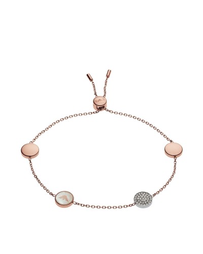 Emporio Armani Damen Armband Edelstahl Roségold Kristalle EGS2308221
