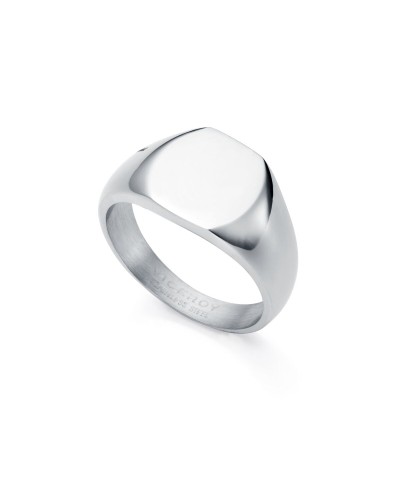 Viceroy Ring Herren Edelstahl Silber Größe 20 - Elegant
