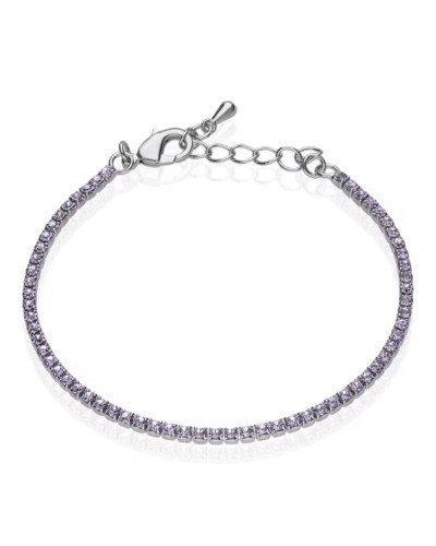 Stroili Women's Bracelet Rosé Chain Crystals - Elegant Jewel
