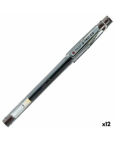 Pilot G-TEC C4 Gelstift Braun Fein 0,2 mm, 12er Pack
