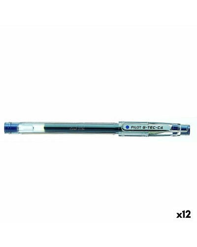 Pilot G-TEC C4 Gelstift Blau, Extra Fein (0,2 mm), 12er Pack
