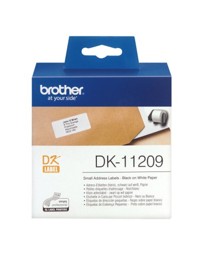 Brother DK-11209 Étiquettes Adhésives pour Imprimante, 62mm x 29mm
