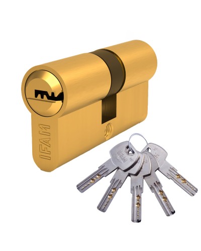 IFAM Start STR3030 Security Cylinder, 6.36 x 1.68 x 3.27 cm, Brass and Steel
