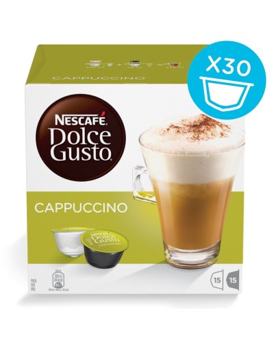 Nestlé Cappuccino - Capsule Compatibili con Macchine Nespresso (Confezione da 30)