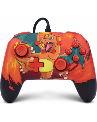 PowerA Controlador Charizard Rojo - Nintendo Switch - Gaming con Cable
