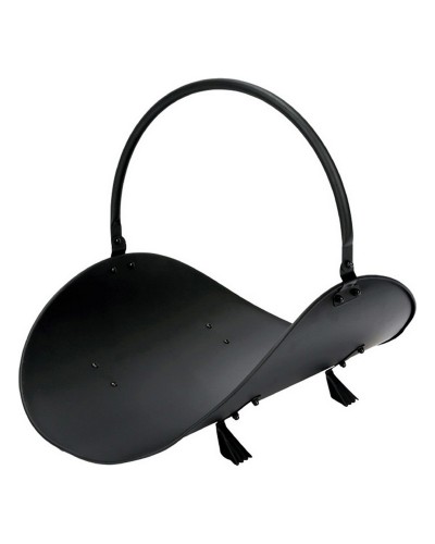 Panier à Bûches Métal EDM | 48x35x38 cm | Robuste et Durable
