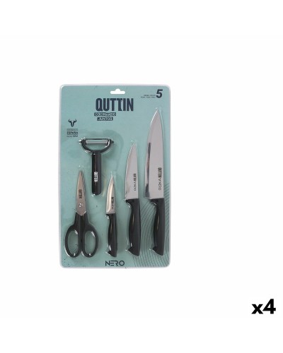 Quttin Küchenutensilien-Set Schwarz 5-teilig (4 Werkzeuge)
