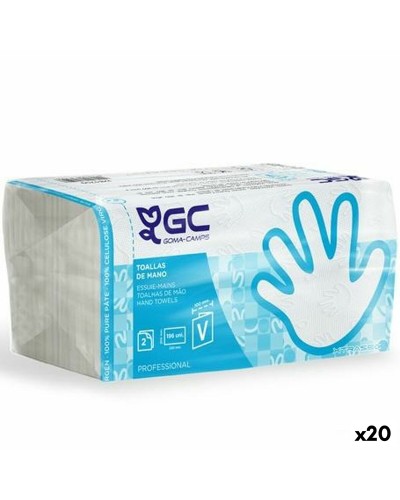 Kertakäyttöpyyhe GC Xtrasec C3920 Valkoinen 196 Kappaletta 20 osaa