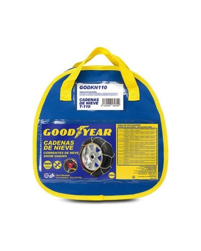 Goodyear Snow Chains for Cars T-110 - Approved, Easy to Install
