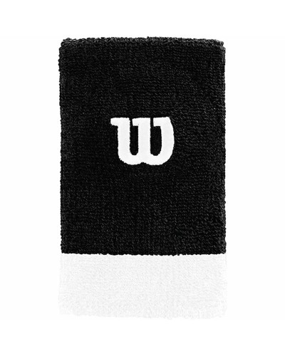 Wilson Schweißband Extra Breit Weiß - Schweißabsorbierend Tennis/Fitnessstudio
