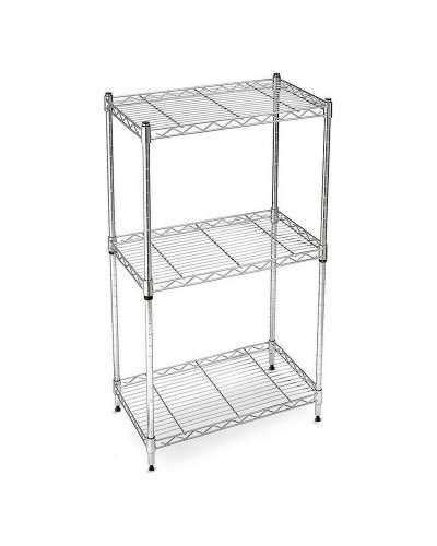 Hyllyt Confortime 3 tasoa Kromattu (60 x 30 x 120 cm)