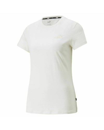 T-shirt med kortärm Dam Puma Vit