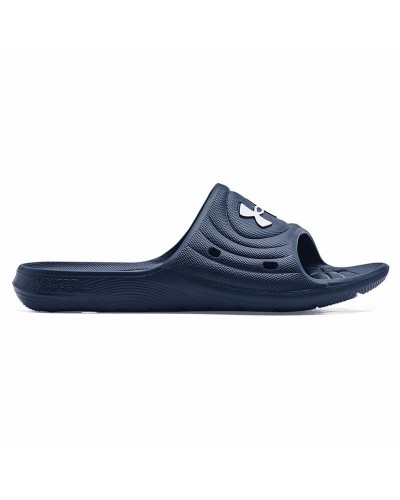 Under Armour Locker IV: Chanclas para Hombre Azules - Comodidad y Relajación
