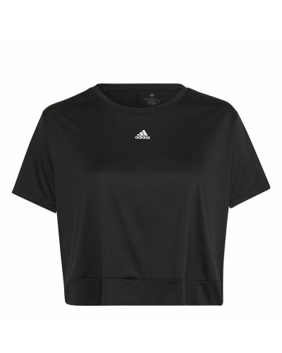 Adidas AeroReady Studio : T-shirt Femme Manches Courtes, Respirante, Coupe Ample
