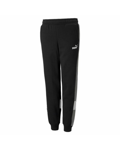 Puma Essentials+ Colorblock Jogginghose für Kinder Schwarz - Bequem und Sportlich
