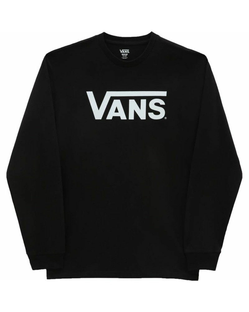 Unisex Langarm-T-Shirt Vans Classic Schwarz