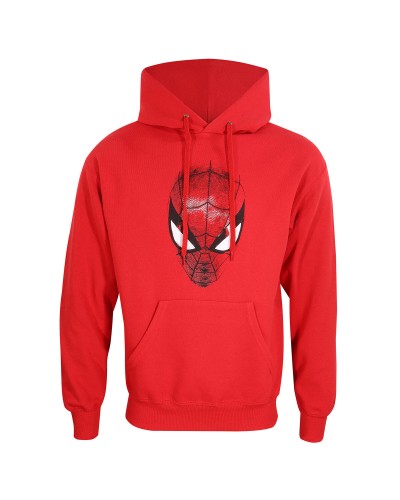 Uniseks Hoodie Spider-Man Spider Crest Rood